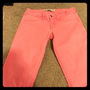 Pink jeans